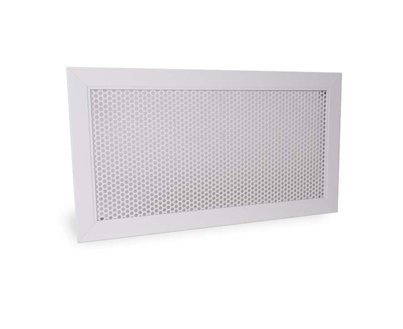 Perforated panel diffuser